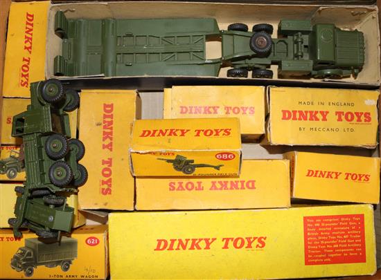 A quantity of Dinky toys, mostly boxed
